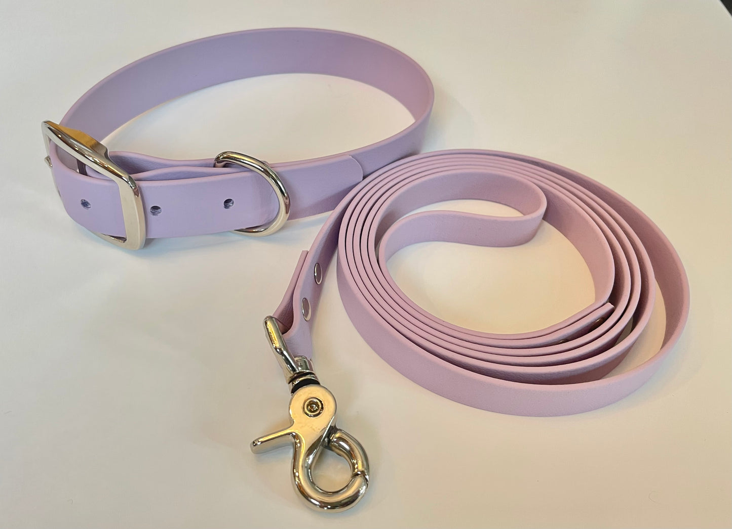 Lavender Biothane Dog Collar