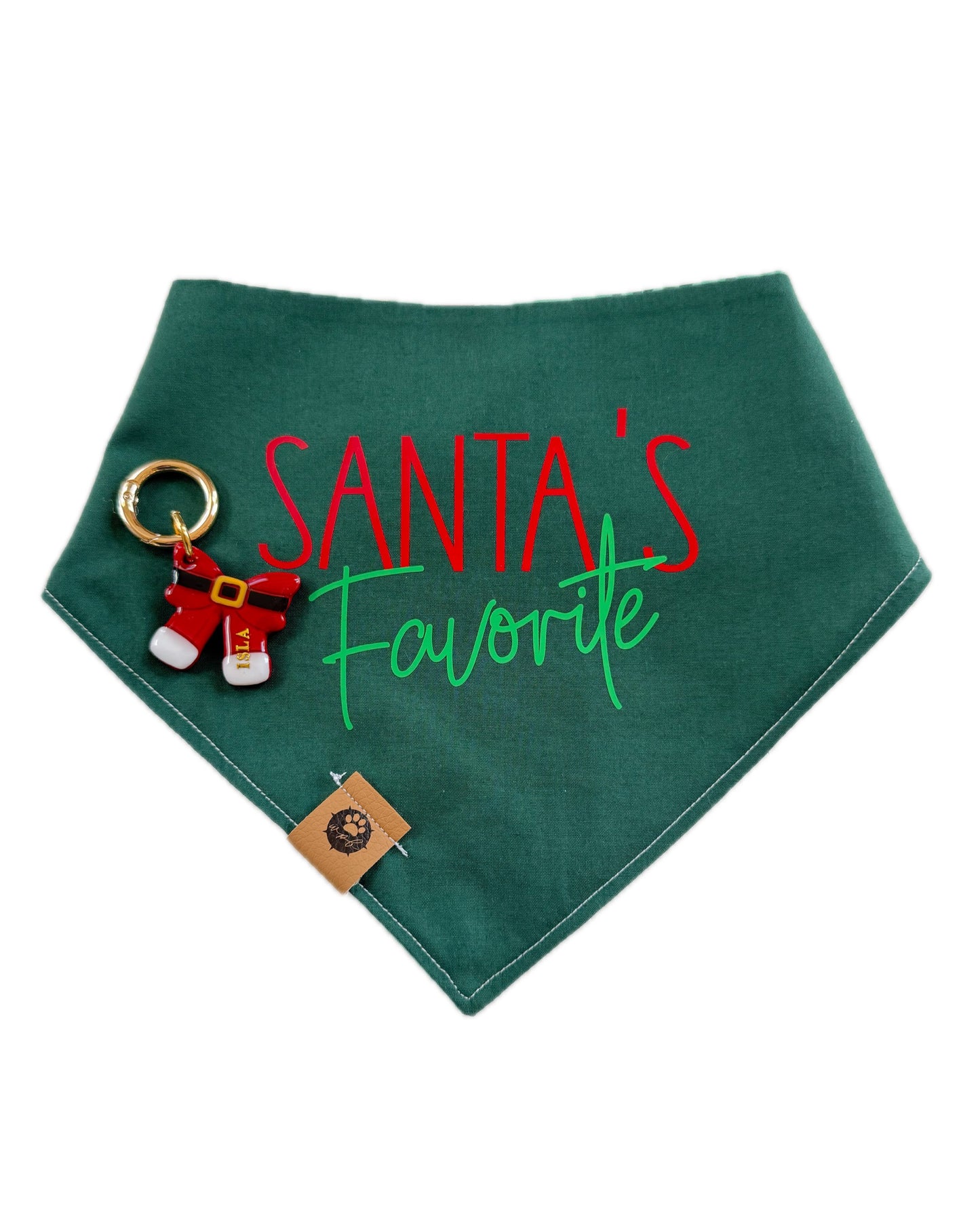 Santa’s Favorite Reversible Custom Bandana