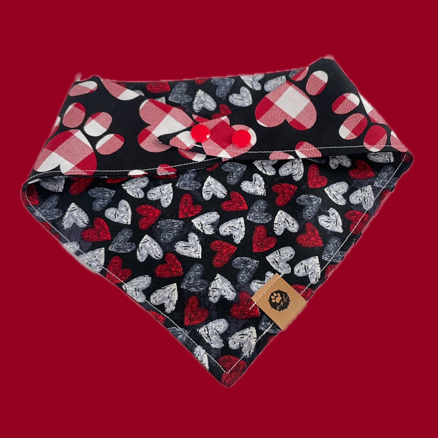 Pawfect Hearts Bandana