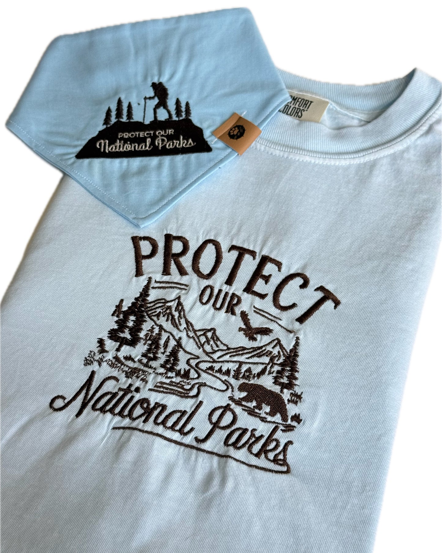 Protect Our Parks Embroidered T-Shirt or Crewneck