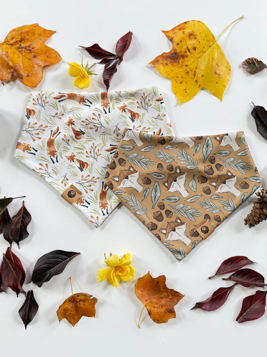 Foxy Friends Reversible Adventure Proof Bandana