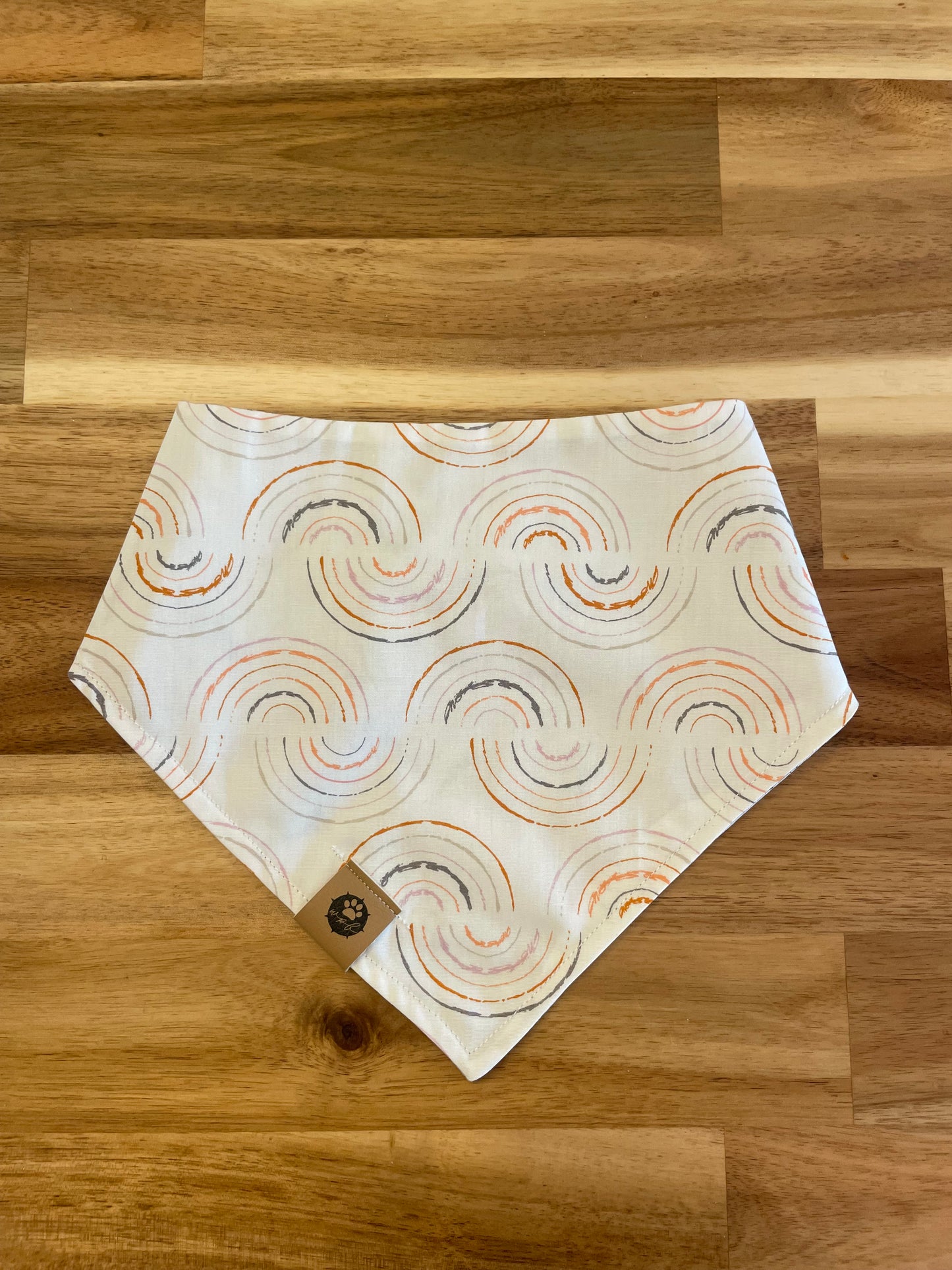 Dinos and Rainbows Reversible Bandana