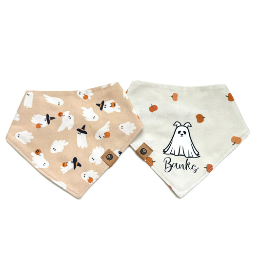 Ghost Pup Reversible Custom Bandana