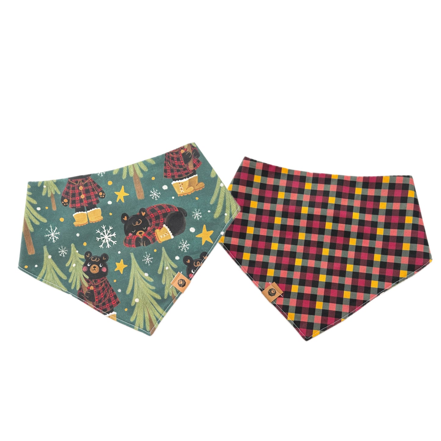 Christmas Bears Reversible Bandana