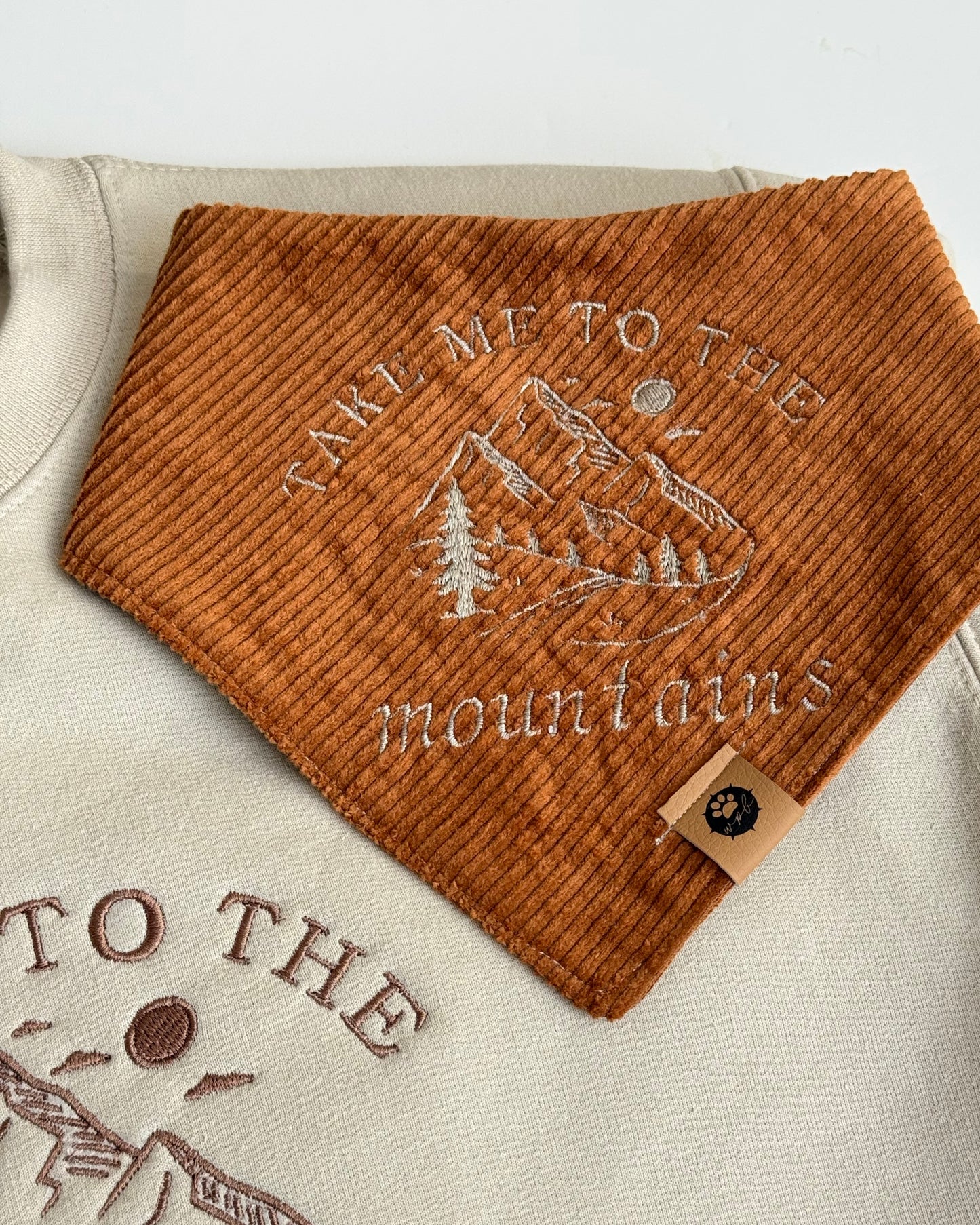 Completely Custom Embroidered Bandana + Shirt Set