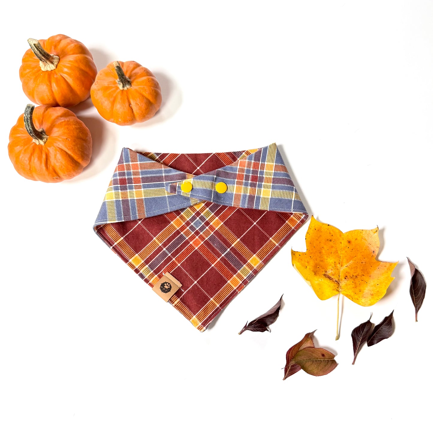 Cozy Flannel Reversible Bandana