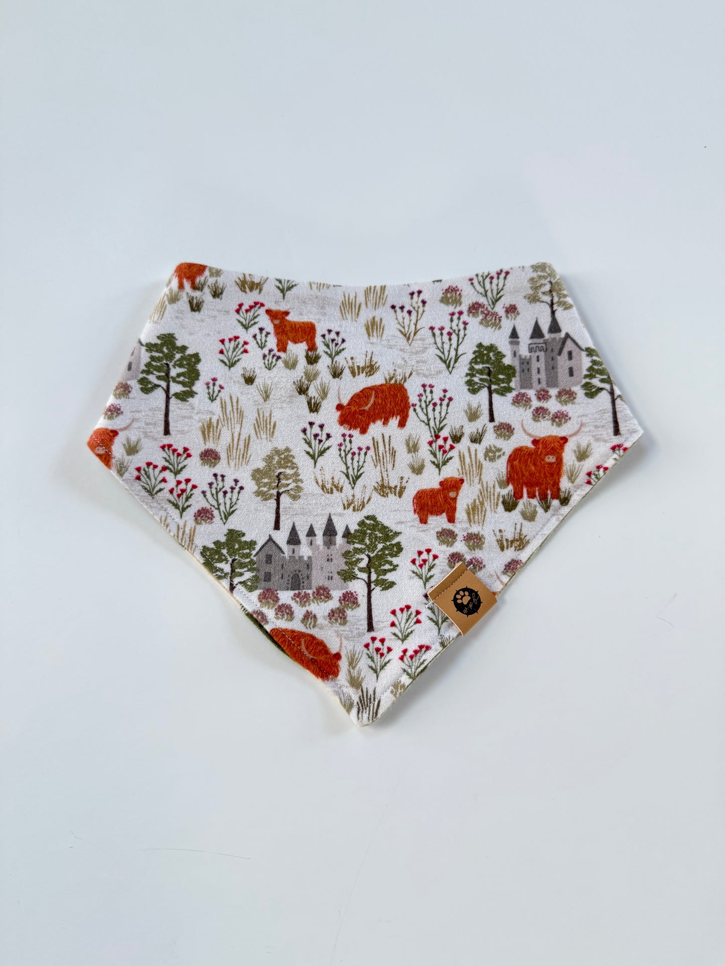 Highlands Flannel Reversible Bandana