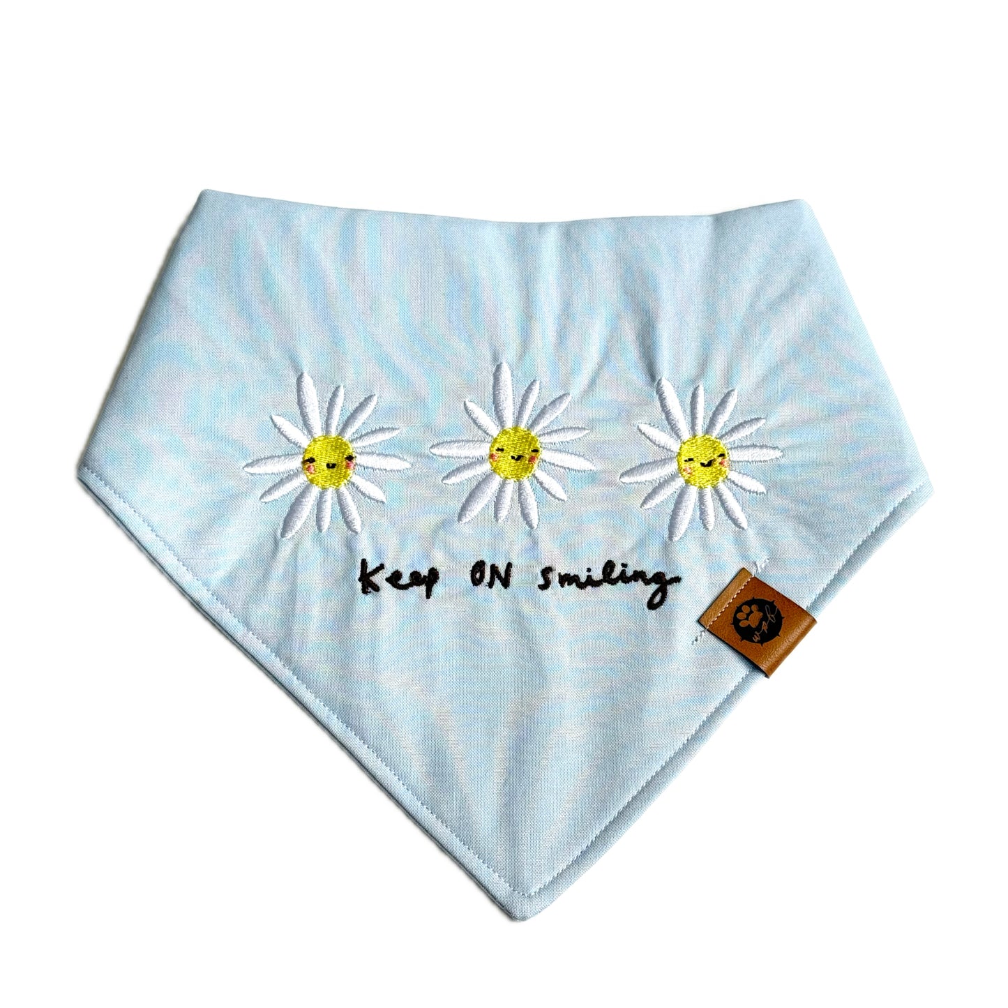 Keep on Smiling Custom Embroidered Bandana (read description)