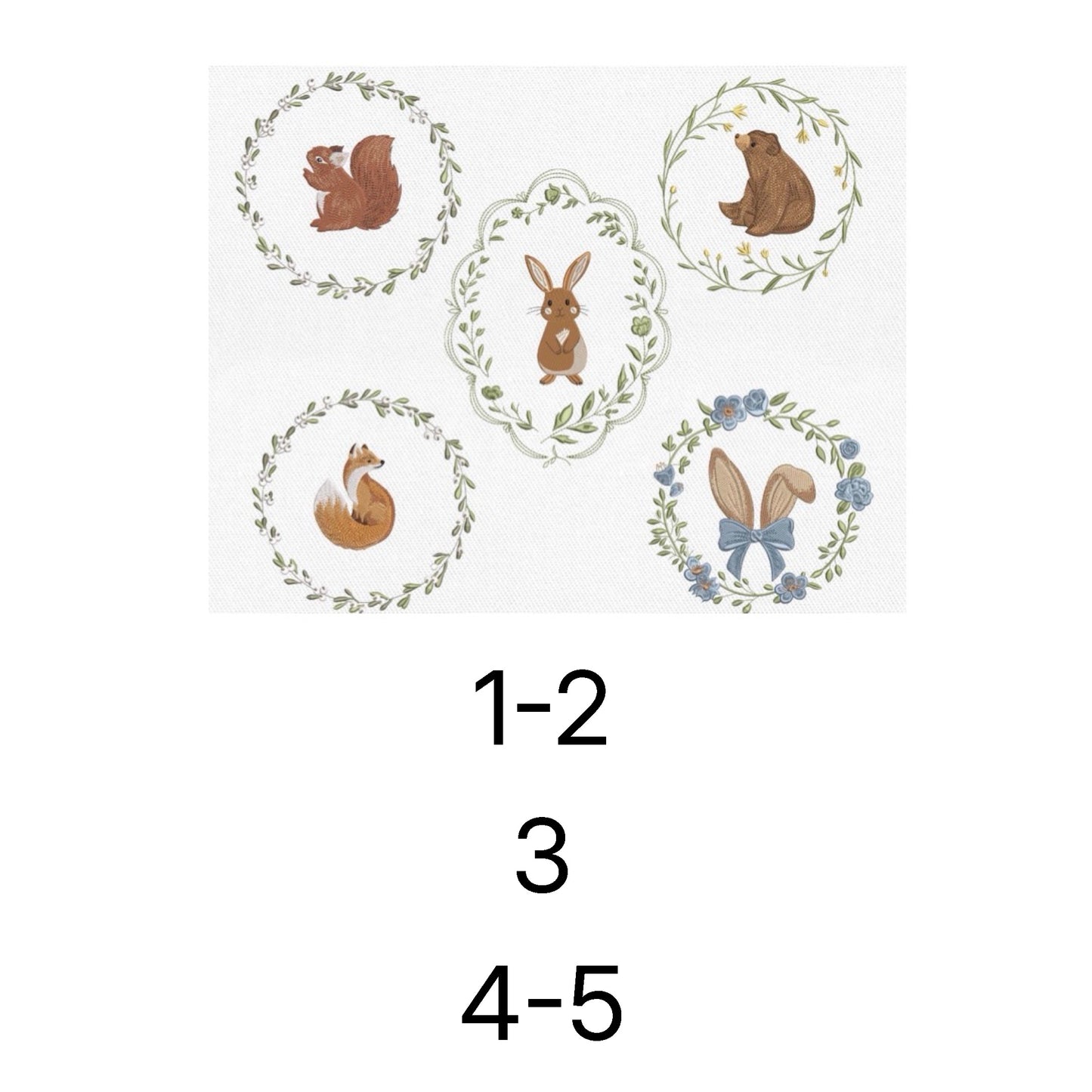 Spring Critter Custom Embroidered Bandana (read description)