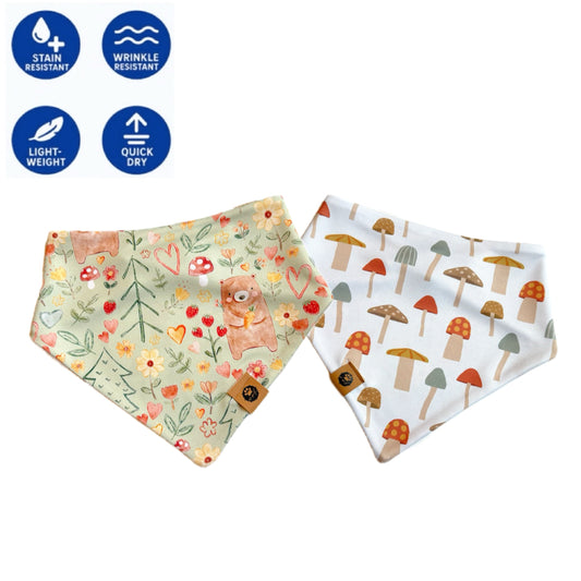 Berenshroom Bears Reversible Wander Proof Bandana