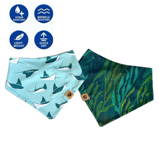 Stingray Bay Reversible Wander Proof Bandana