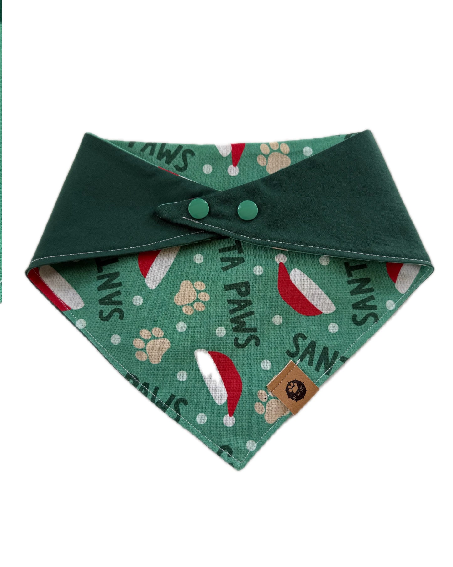 Santa’s Favorite Reversible Custom Bandana