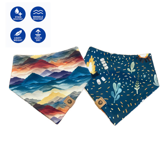 Campfire Sunsets Adventure Reversible Bandana