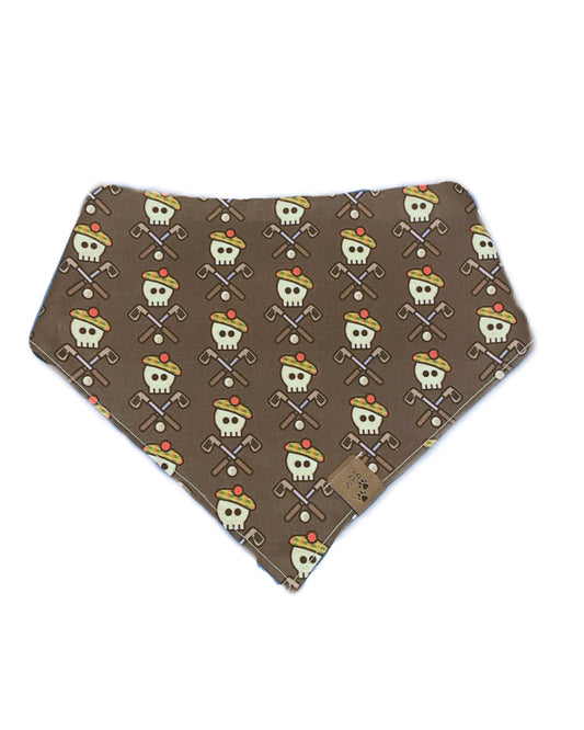 B-argh-k for the Course! Model Line Reversible Snap On Pet Bandana