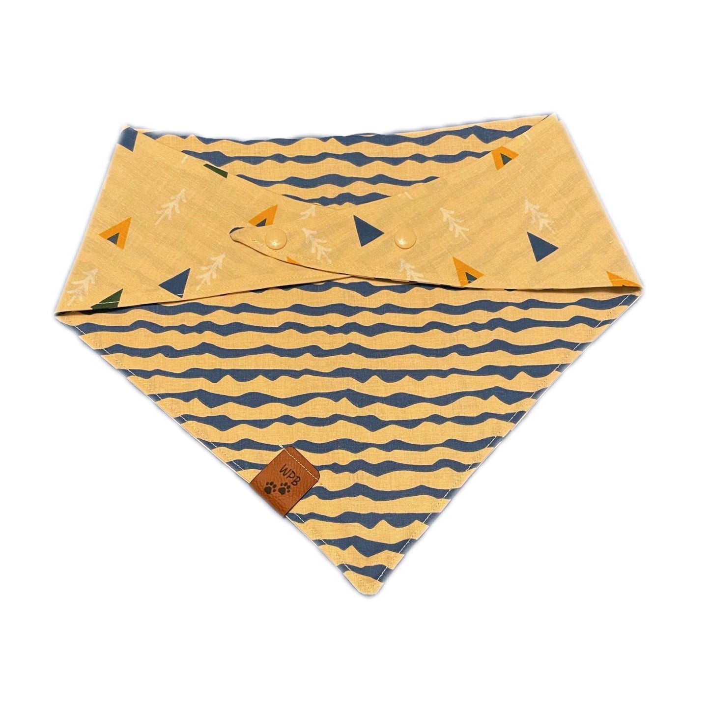 Teepees on the River Reversible Bandana