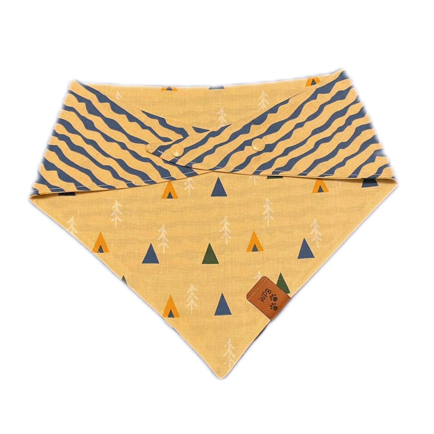 Teepees on the River Reversible Bandana