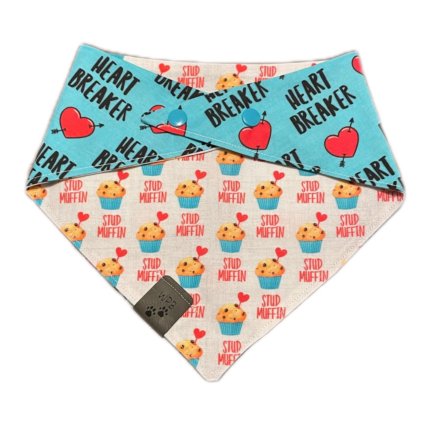 Stud Muffin x Heart Breaker Reversible Bandana