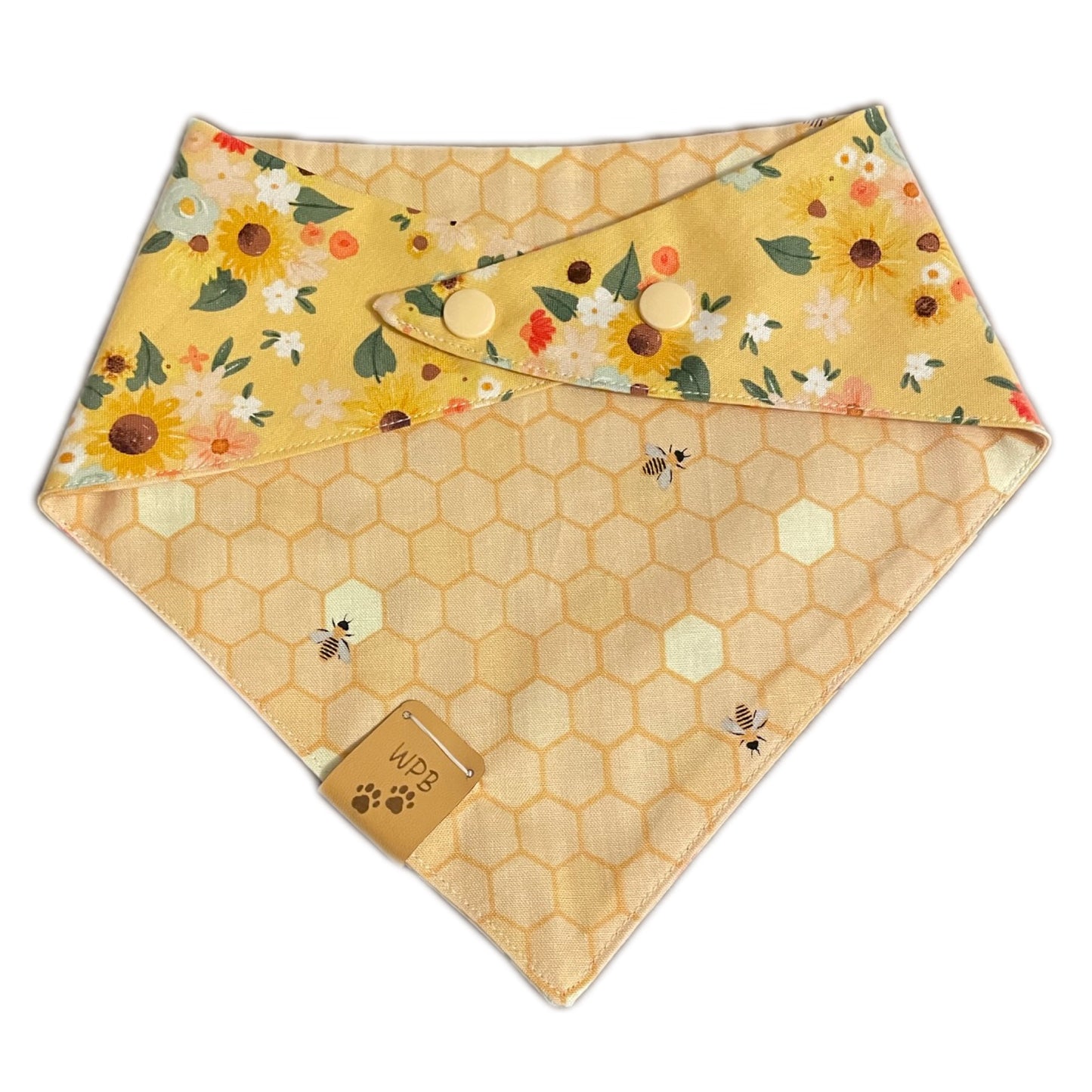 All Things Spring Reversible Snap On Bandana