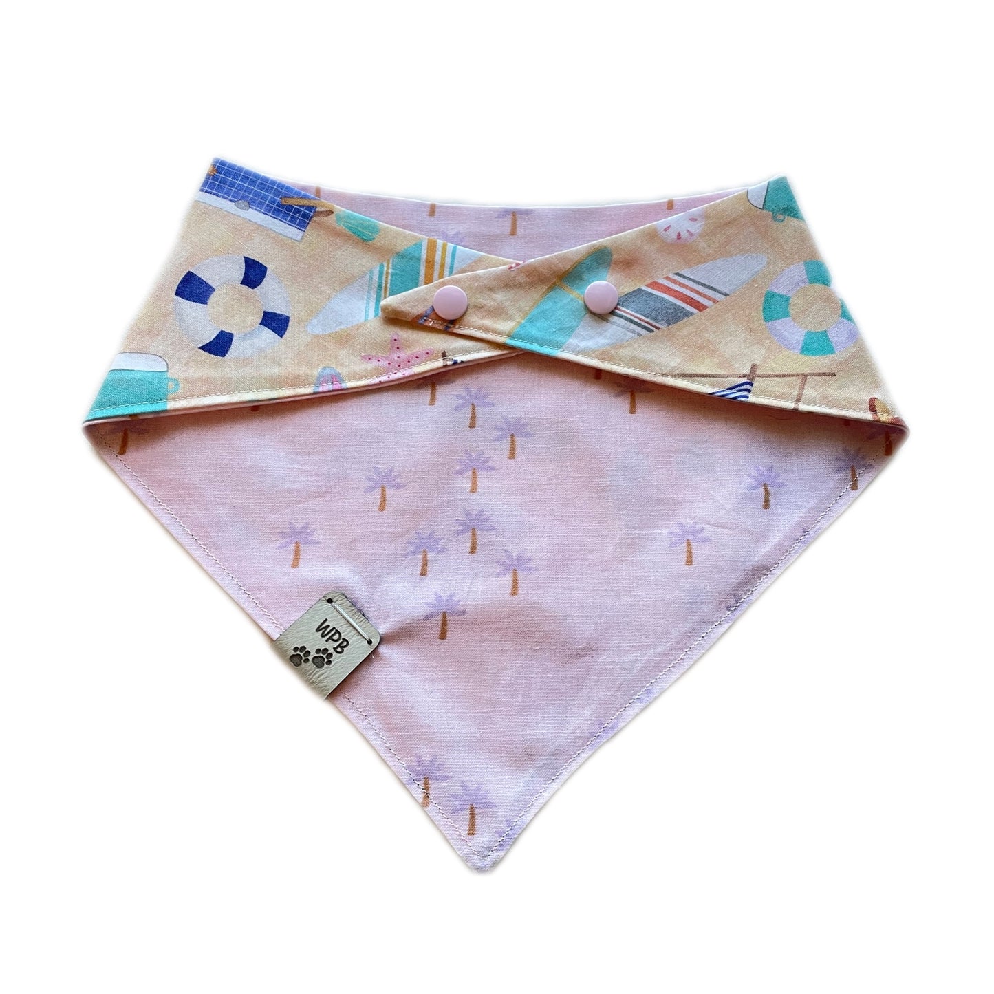 The Naia Reversible Snap On Pet Bandana