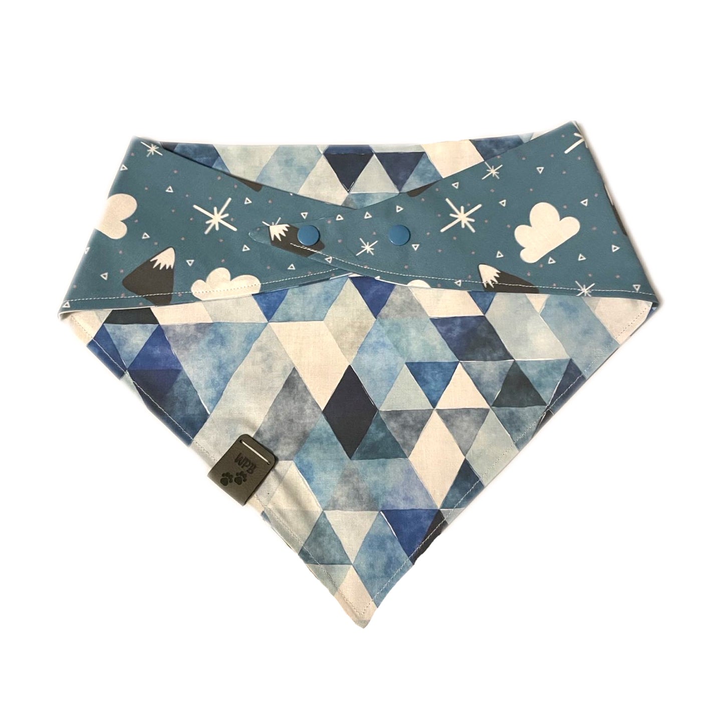 Ain’t No Mountain High Enough Reversible Snap On Pet Bandana