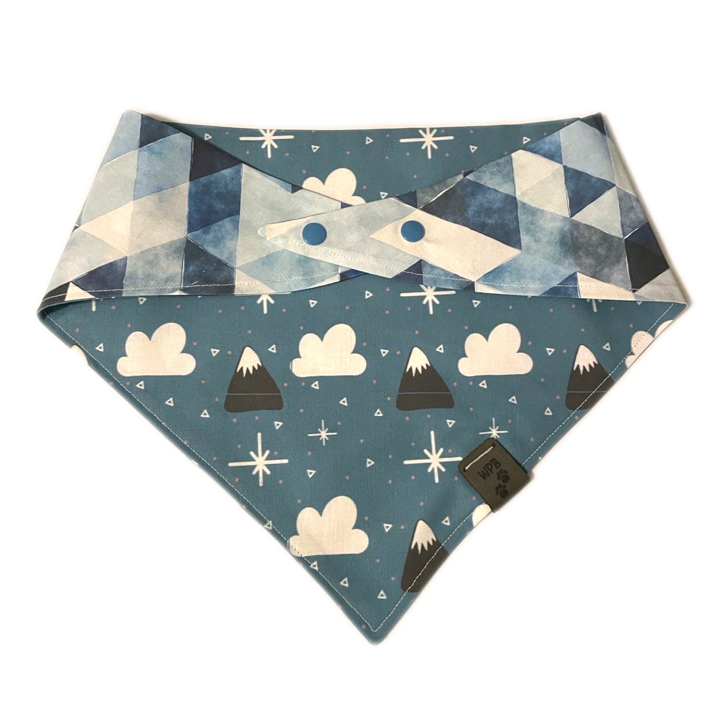 Ain’t No Mountain High Enough Reversible Snap On Pet Bandana