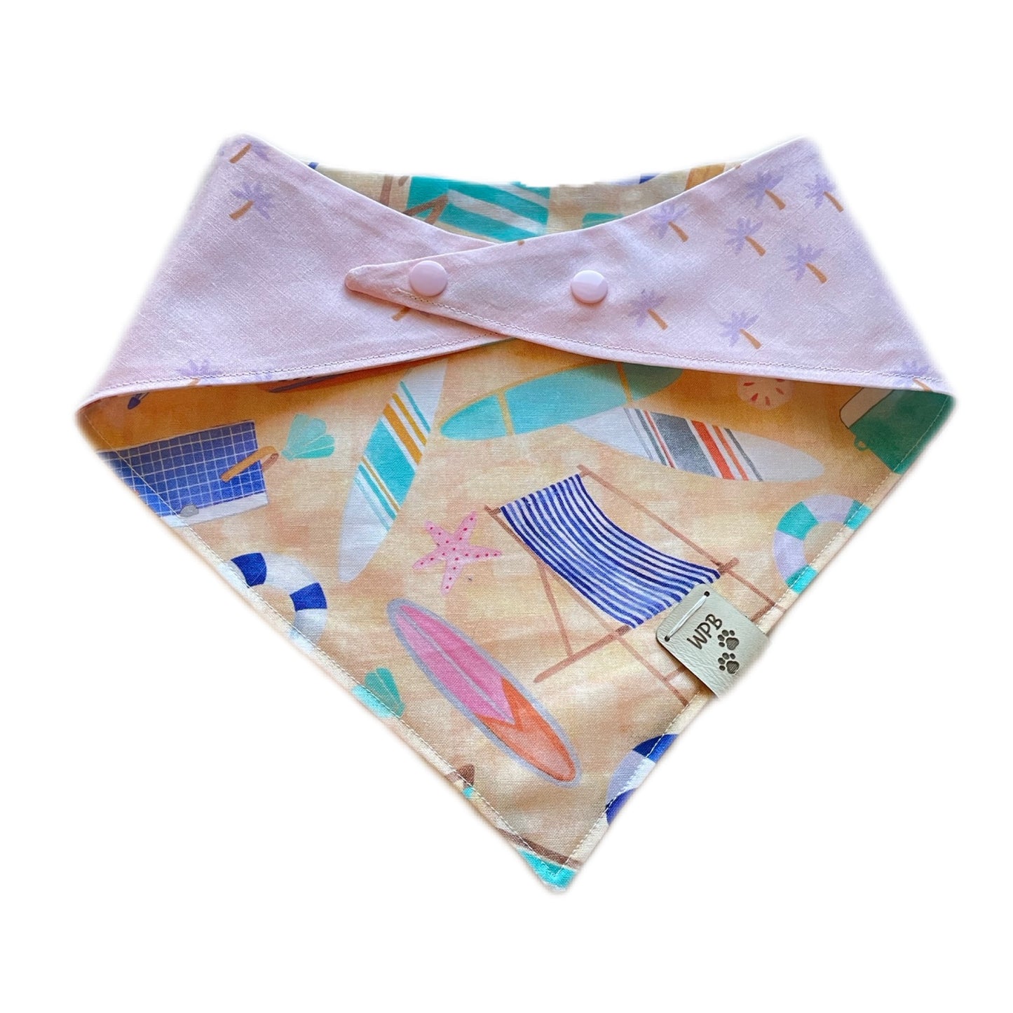 The Naia Reversible Snap On Pet Bandana