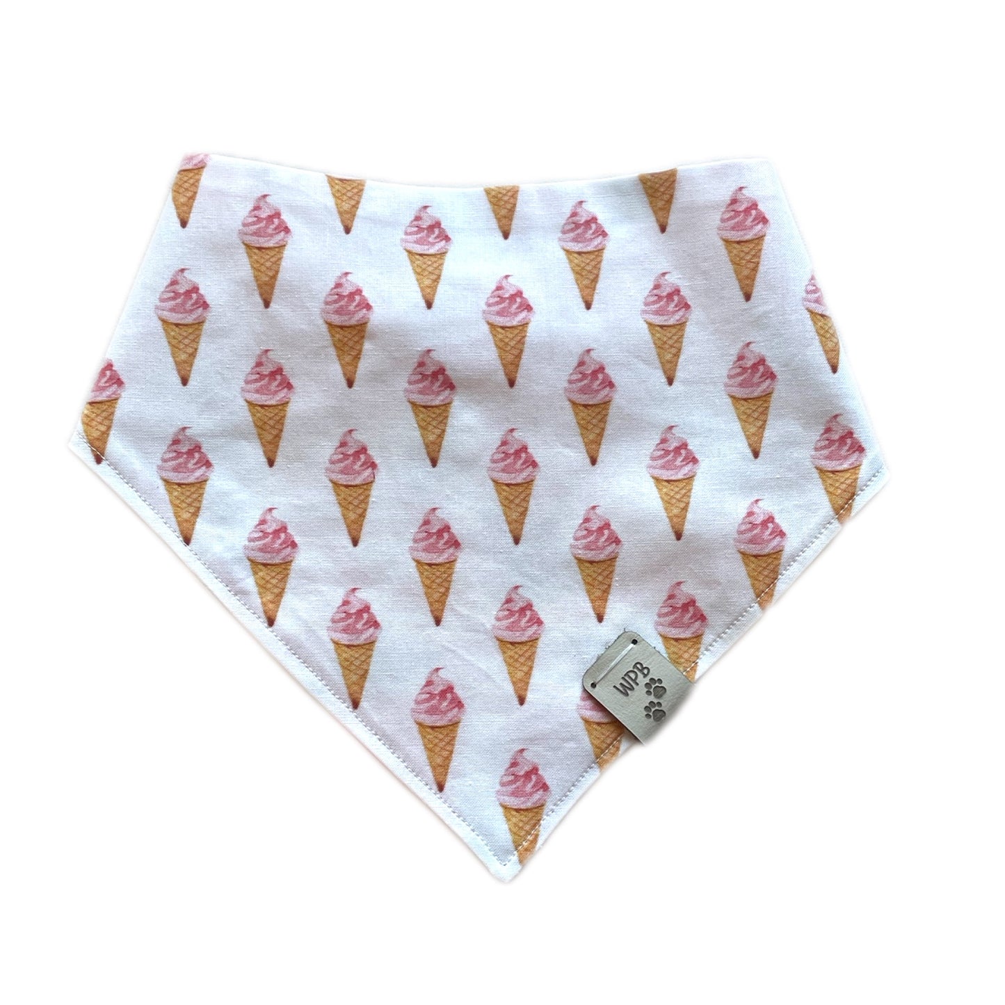 Taste of Summertime Reversible Snap On Pet Bandana